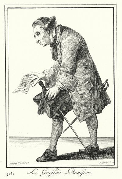 The Clerk Boniface by Joseph Franz von (after) Goez
