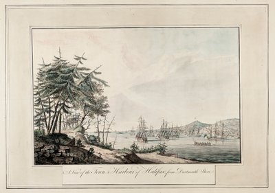 A view of the town and harbour of Halifax, from Dartmouth shore, c.1777 by Joseph Frederick Wallet DesBarres