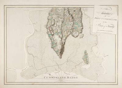 The Environs of Fort Cumberland in the Bay of Fundy by Joseph Frederick Wallet DesBarres