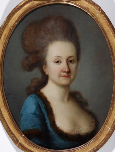 Portrait of Euphrosine Katharina von Bock, geb. von Stackelberg, 1780 by Joseph Friedrich August Darbes