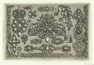 Eighteen Designs for Jewelry, A New Book of All Kinds of Gold Work (series title) by Joseph Friedrich Leopold