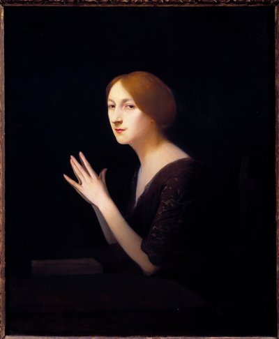 Portrait of Marguerite Moreno, Actress of the French Comédie by Joseph Granie