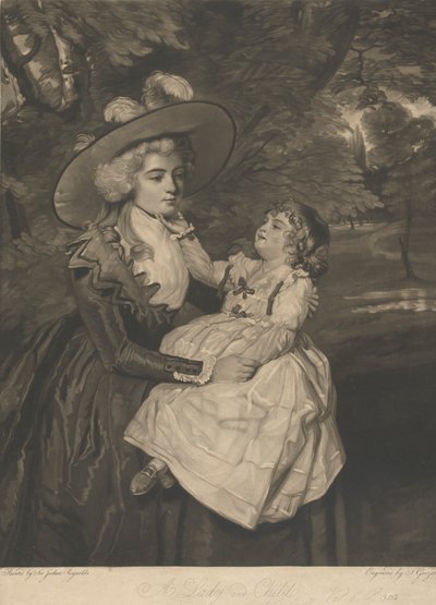 A Lady and Child by Joseph Grozer