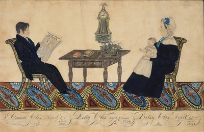 Mr. and Mrs. Daniel Otis and Child by Joseph H Davis