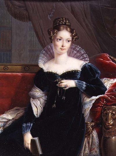 Lady George William Russell Holding a Book, c.1817 by Joseph Heigel
