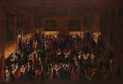 Masked Ball Il ridotto, Mid of 17th century by Joseph Heintz der Jüngere