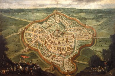 Map of the City of Udine by Joseph Heintz the Younger