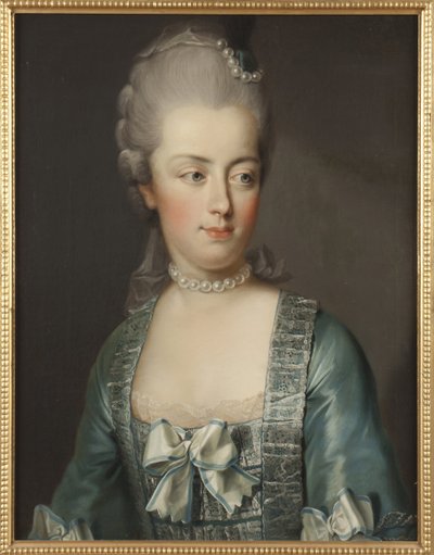 Portrait of Archduchess Marie Antoinette of Austria (1755-1793), Queen of the French by Joseph Hickel