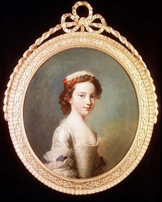 A Portrait of a Young Girl in a White Dress by Joseph Highmore