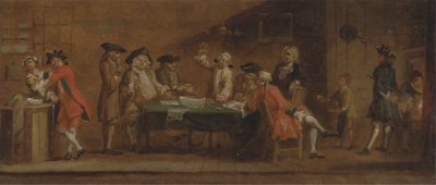 Figures in a Tavern or Coffee House by Joseph Highmore