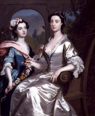Mrs. Elizabeth Birch and Her Daughter, 1741 by Joseph Highmore