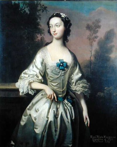 Portrait of Frances Maria Fountayne by Joseph Highmore