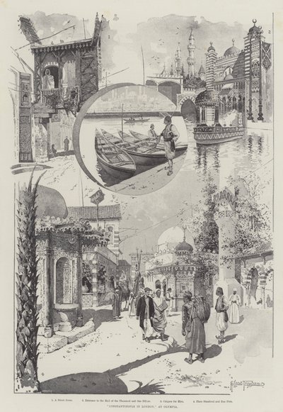 Constantinople in London, at Olympia by Joseph Holland Tringham