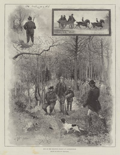 End of the Shooting Season at Sandringham by Joseph Holland Tringham