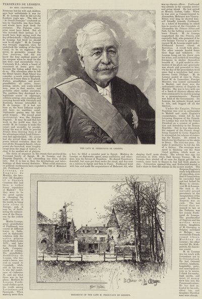 Ferdinand de Lesseps by Joseph Holland Tringham