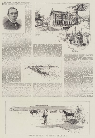 Kingsclere Racing Stables by Joseph Holland Tringham