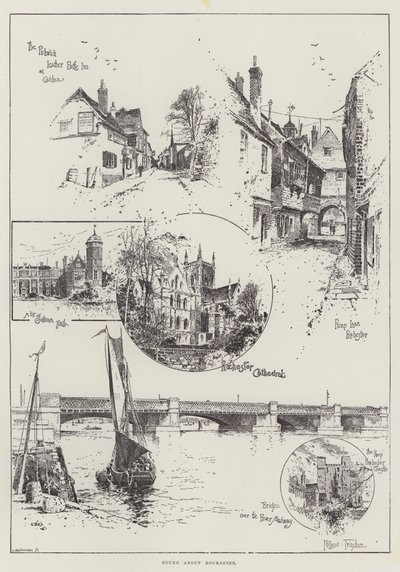 Round About Rochester by Joseph Holland Tringham