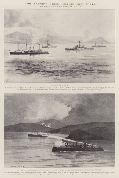 The Eastern Crisis, Scenes off Crete by Joseph Holland Tringham