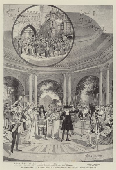 The Grand Duke, the New Opera by Mr W S Gilbert and Sir Arthur Sullivan at the Savoy Theatre by Joseph Holland Tringham