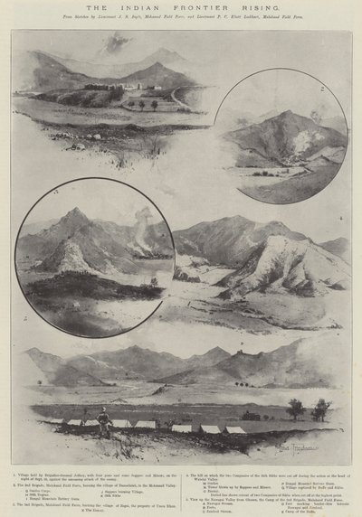 The Indian Frontier Rising by Joseph Holland Tringham