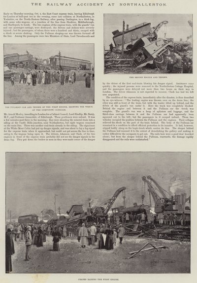 The Railway Accident at Northallerton by Joseph Holland Tringham
