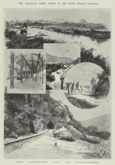 The Transvaal Crisis, Scenes in the South African Republic by Joseph Holland Tringham