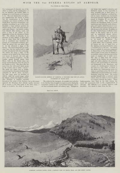 With the 3rd Gurkha Rifles at Almorah by Joseph Holland Tringham