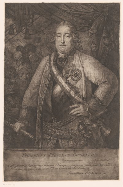 Portrait of Friedrich von Pfalz-Zweibrücken-Veldenz (Oeuvre of Joseph Fratrel) by Joseph I Fratrel