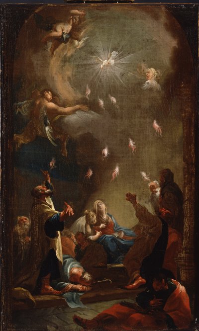 The descent of the Holy Spirit Pentecost, c. 1750 by Joseph Ignaz Mildorfer