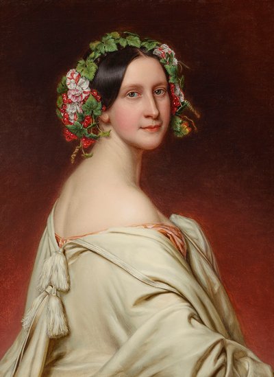 Portrait of the Actress Charlotte von Hagn by Joseph Carl Stieler