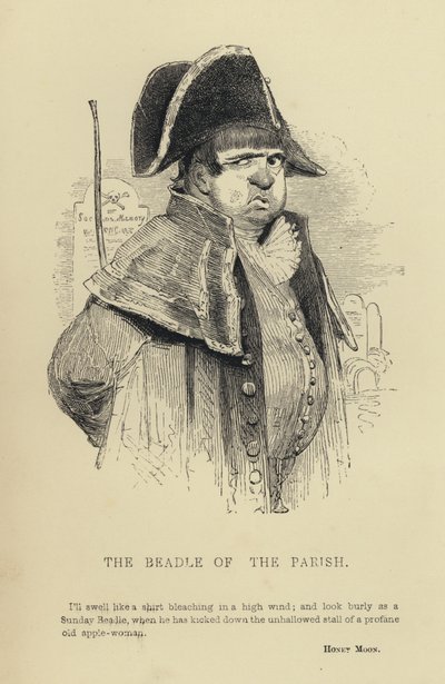 Kenny Meadows: The Beadle of the Parish by Joseph Kenny (after) Meadows