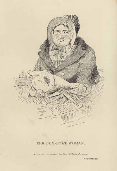 Kenny Meadows: The Bum-Boat Woman by Joseph Kenny (after) Meadows