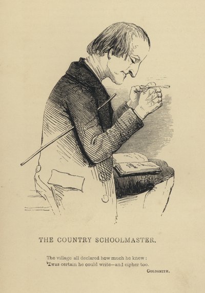 The Country Schoolmaster by Joseph Kenny (after) Meadows