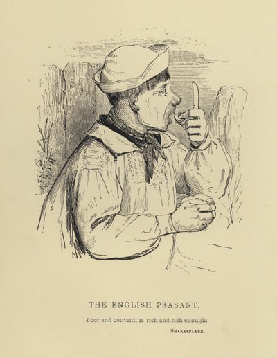 Kenny Meadows: The English Peasant by Joseph Kenny (after) Meadows