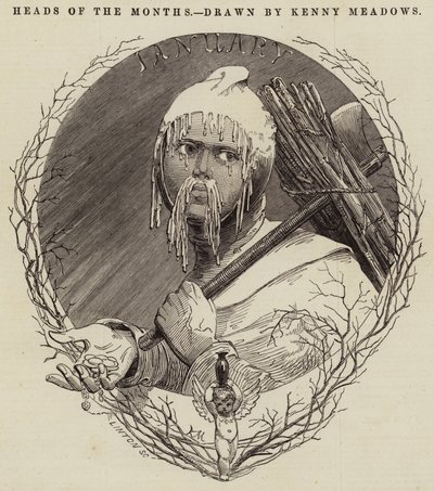Heads of the Months by Joseph Kenny Meadows
