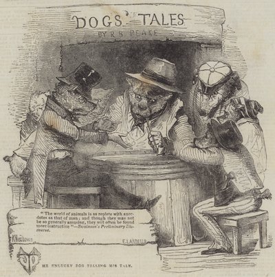 The Unlucky Dog telling his Tale by Joseph Kenny Meadows