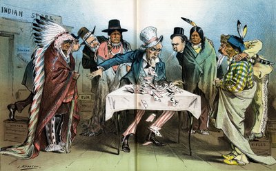 Our Indian Policy, a House of Cards by Joseph Keppler