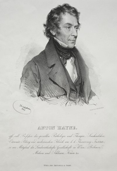 Portrait of Dr. Anton Hayne by Joseph Kriehuber