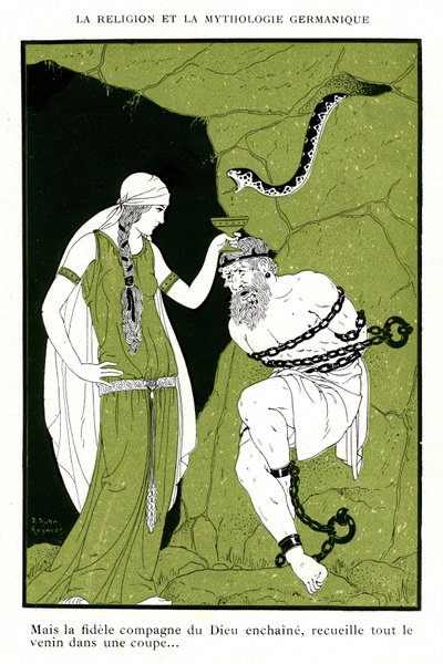 Nordic Mythology: Songs of Edda, Icelandic Legend by Joseph Kuhn Regnier