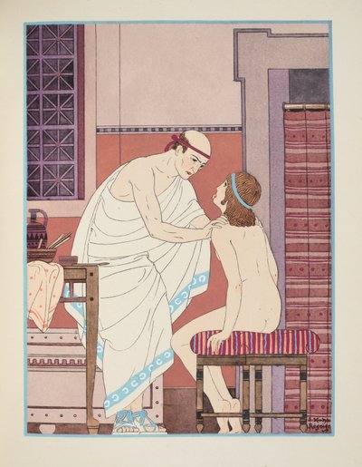 Oral examination, illustration from 