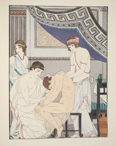 Chiropractic adjustment, illustration from 