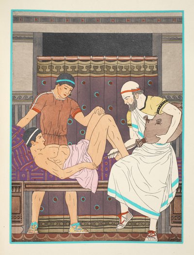Having an Enema, illustration from 