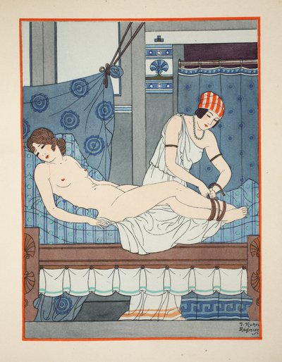 Tying the legs together, illustration from 