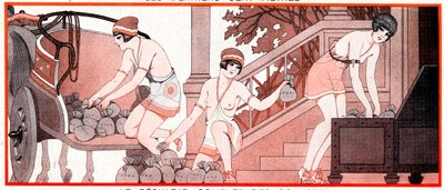 What was, in the Olympian period, Le Prix de Diane - Full races results - Le Résultat complet de courses - illustration from la Vie Parisienne, 1927 by Joseph Kuhn Regnier