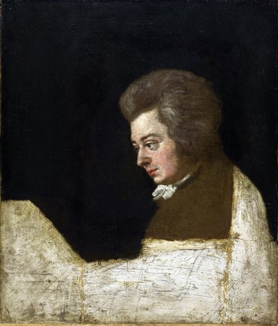 Wolfgang Amadeus Mozart by Josef Lange by Joseph Lange