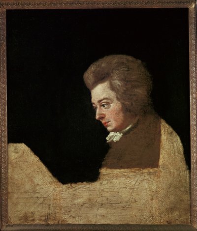 Wolfgang Amadeus Mozart by Joseph Lange