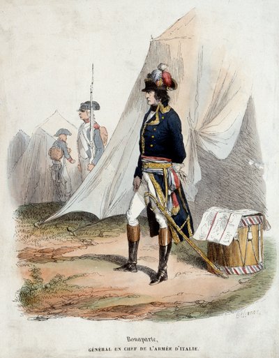 Portrait of Bonaparte, Chief General of the Army of Italy by Joseph Louis Hippolyte Bellange
