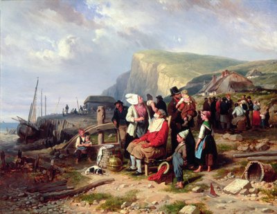 Returning Home, 1846 by Joseph Louis Hippolyte Bellange