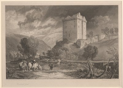 Borthwick Castle (Provincial Antiquities and Picturesque Scenery of Scotland) by Joseph Mallord William (after) Turner