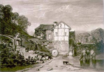 Water Mill by Joseph Mallord William (after) Turner